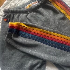 Aviator Nation 5 stripe sweatpants Size M